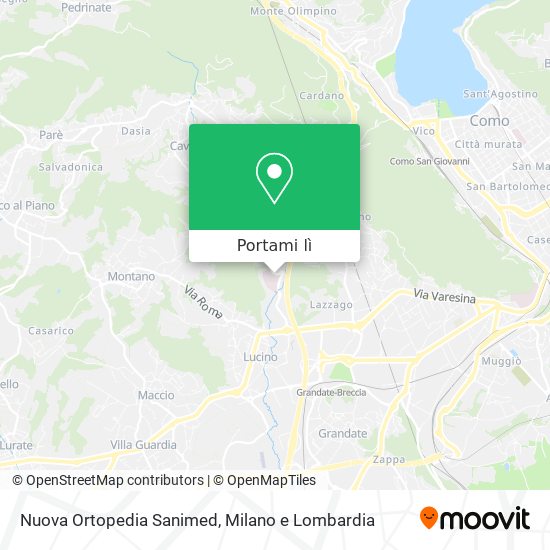 Mappa Nuova Ortopedia Sanimed