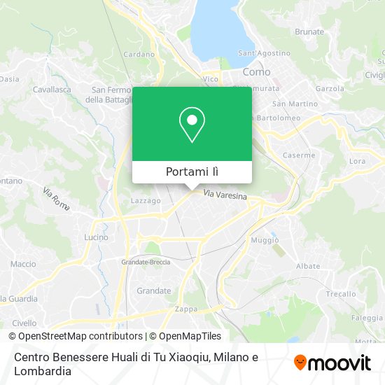 Mappa Centro Benessere Huali di Tu Xiaoqiu