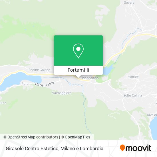 Mappa Girasole Centro Estetico