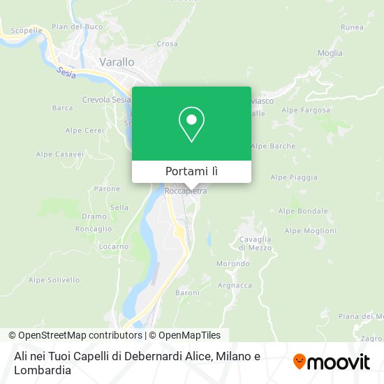 Mappa Ali nei Tuoi Capelli di Debernardi Alice