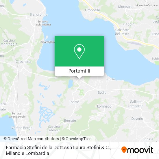Mappa Farmacia Stefini della Dott.ssa Laura Stefini & C.