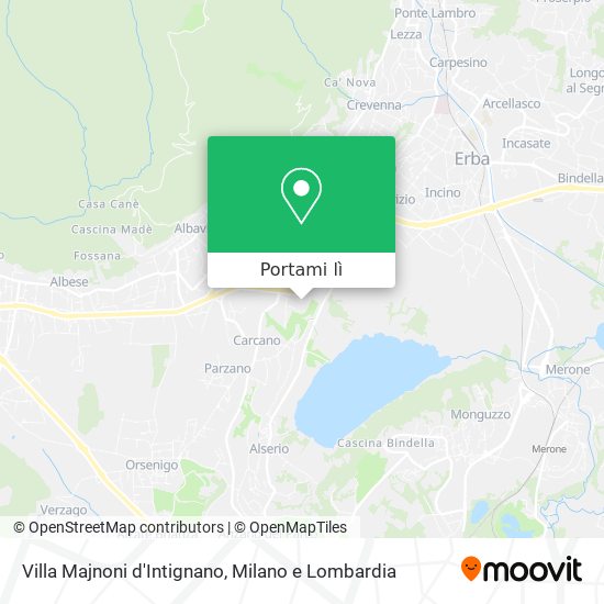 Mappa Villa Majnoni d'Intignano