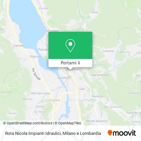 Mappa Rota Nicola Impianti Idraulici