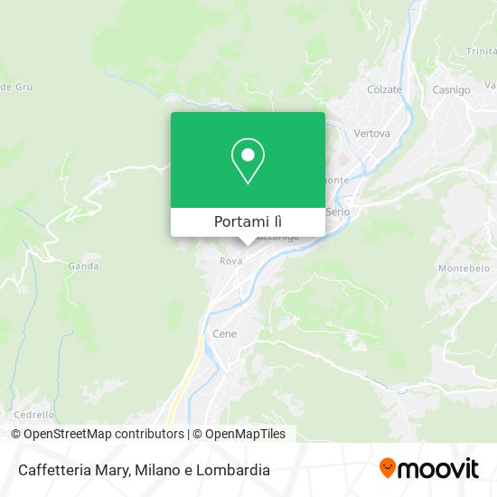 Mappa Caffetteria Mary