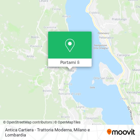 Mappa Antica Cartiera - Trattoria Moderna