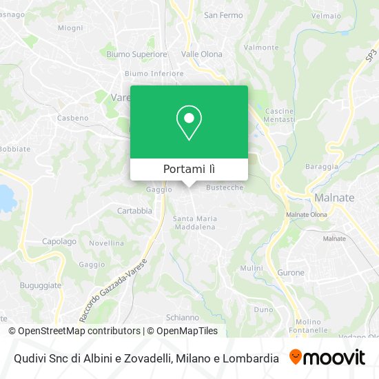 Mappa Qudivi Snc di Albini e Zovadelli