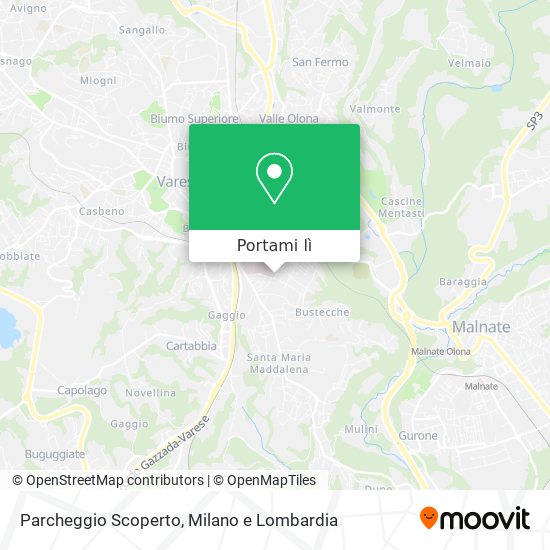 Mappa Parcheggio Scoperto