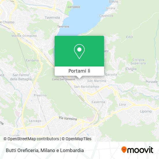 Mappa Butti Oreficeria