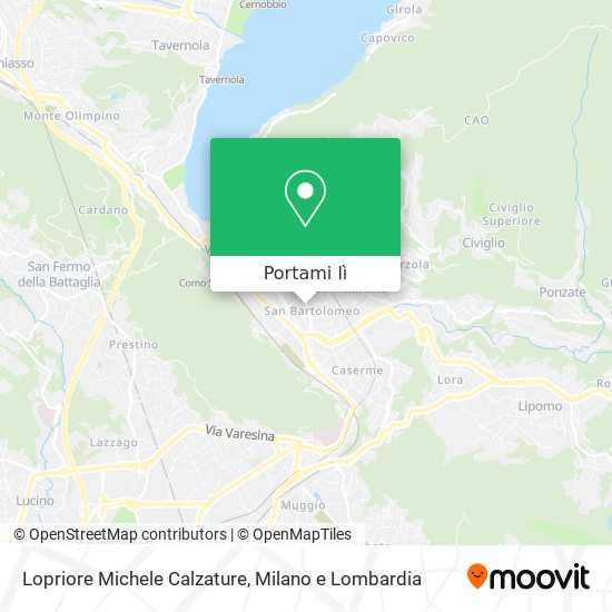 Mappa Lopriore Michele Calzature