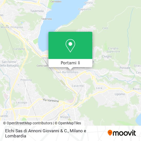 Mappa Elchi Sas di Annoni Giovanni & C.