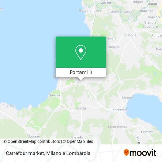 Mappa Carrefour market