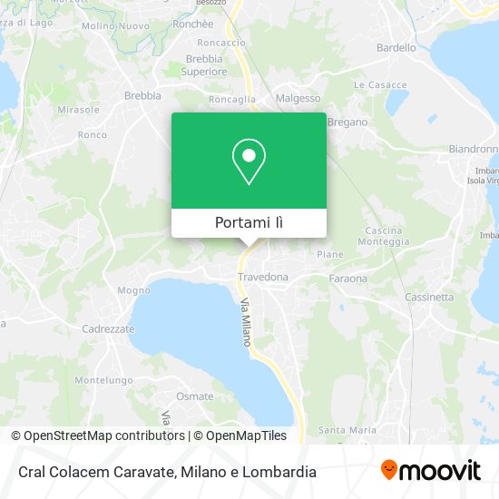 Mappa Cral Colacem Caravate