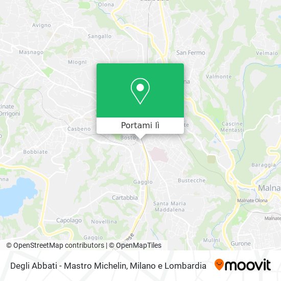 Mappa Degli Abbati - Mastro Michelin