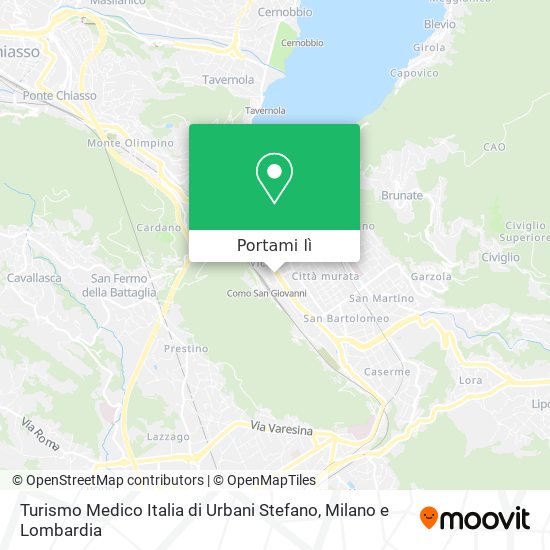 Mappa Turismo Medico Italia di Urbani Stefano