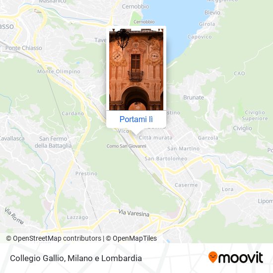 Mappa Collegio Gallio