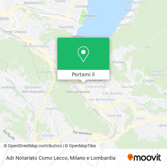 Mappa Adr Notariato Como Lecco