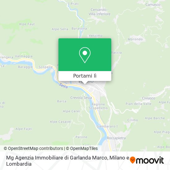 Mappa Mg Agenzia Immobiliare di Garlanda Marco