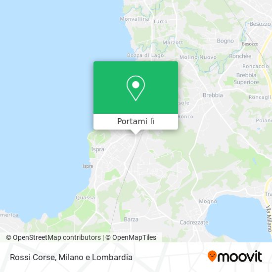 Mappa Rossi Corse