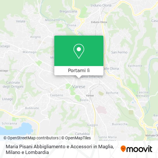 Mappa Maria Pisani Abbigliamento e Accessori in Maglia