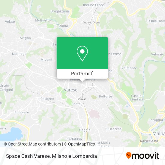 Mappa Space Cash Varese