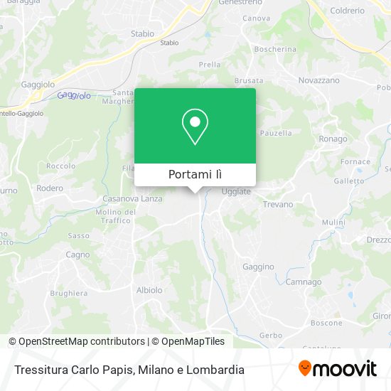 Mappa Tressitura Carlo Papis