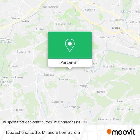 Mappa Tabaccheria Lotto
