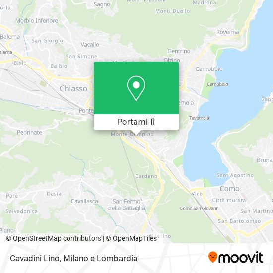 Mappa Cavadini Lino