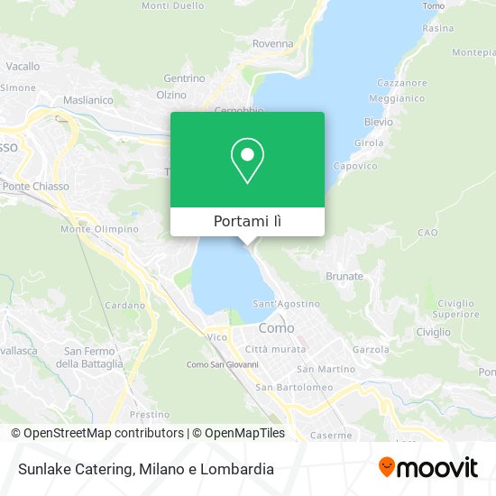 Mappa Sunlake Catering