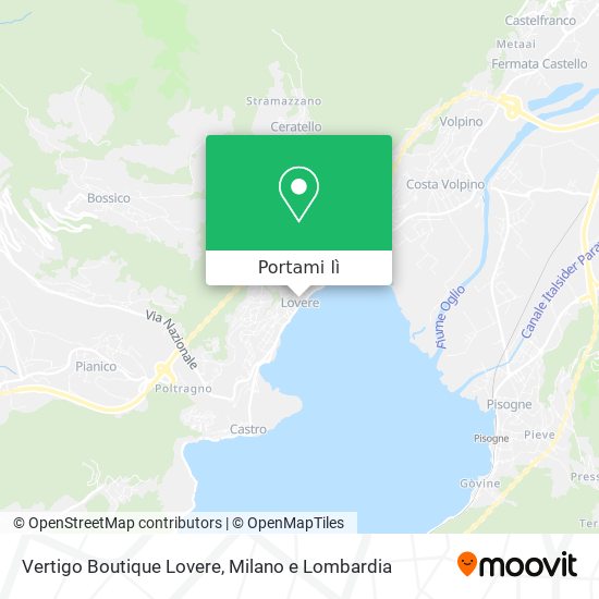 Mappa Vertigo Boutique Lovere