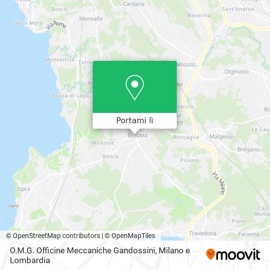 Mappa O.M.G. Officine Meccaniche Gandossini