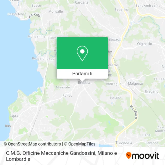 Mappa O.M.G. Officine Meccaniche Gandossini