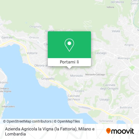 Mappa Azienda Agricola la Vigna (la Fattoria)