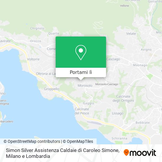 Mappa Simon Silver Assistenza Caldaie di Caroleo Simone