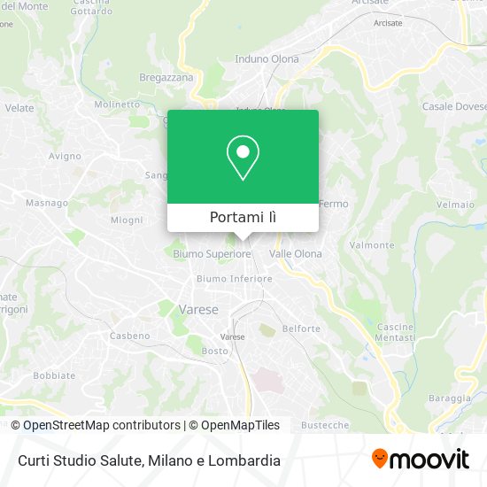 Mappa Curti Studio Salute