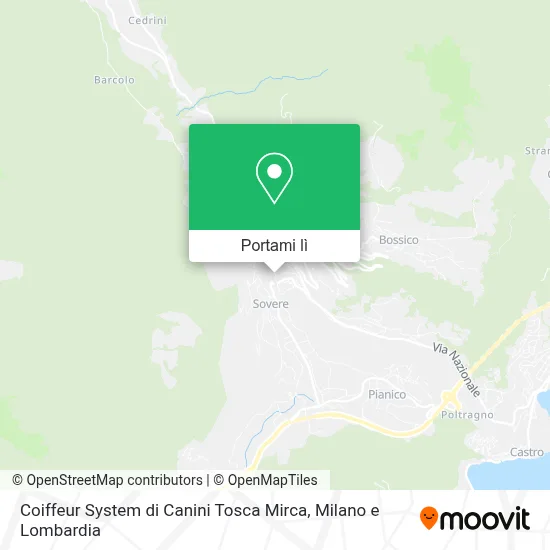 Mappa Coiffeur System di Canini Tosca Mirca