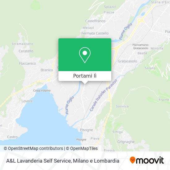 Mappa A&L Lavanderia Self Service