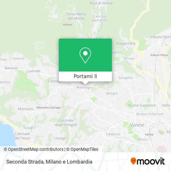 Mappa Seconda Strada