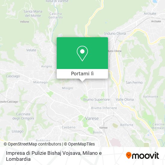 Mappa Impresa di Pulizie Bishaj Vojsava