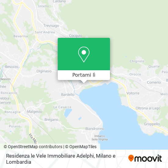 Mappa Residenza le Vele Immobiliare Adelphi