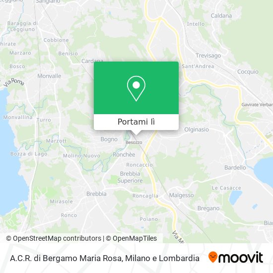 Mappa A.C.R. di Bergamo Maria Rosa