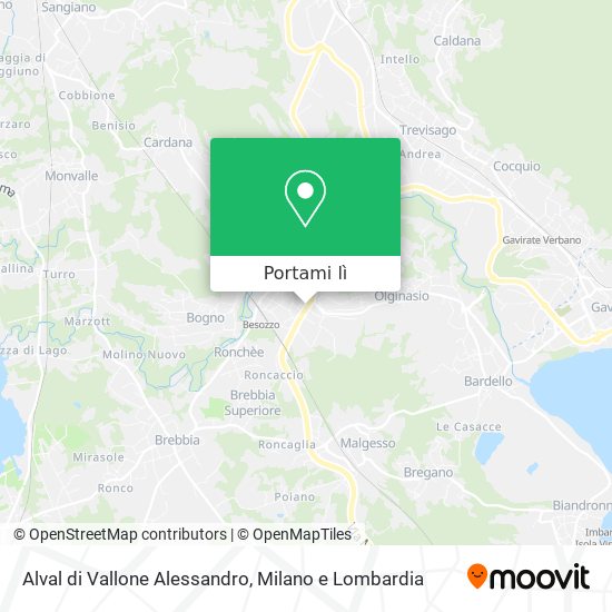 Mappa Alval di Vallone Alessandro