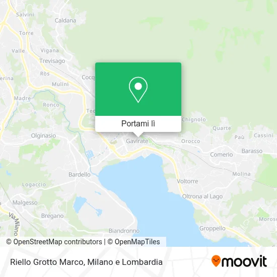 Mappa Riello Grotto Marco