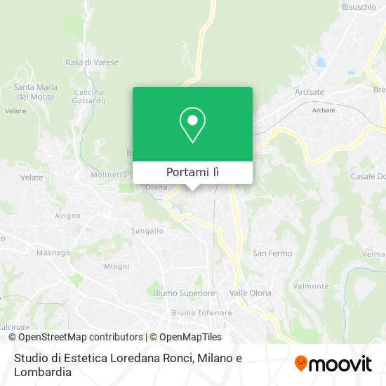 Mappa Studio di Estetica Loredana Ronci