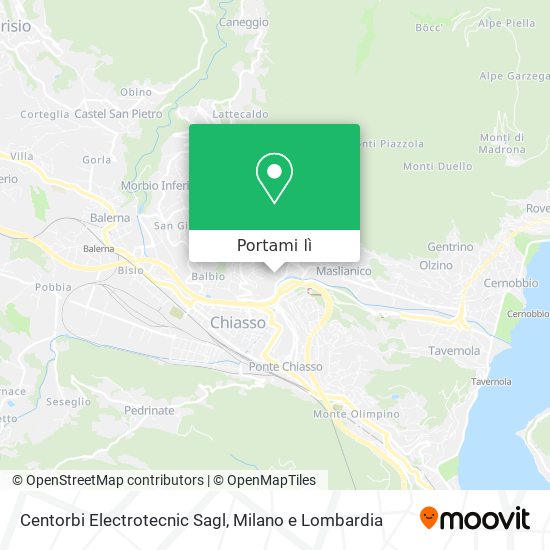Mappa Centorbi Electrotecnic Sagl