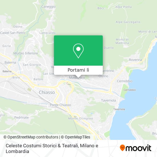 Mappa Celeste Costumi Storici & Teatrali