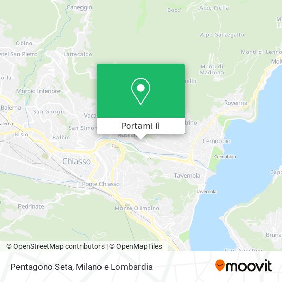 Mappa Pentagono Seta