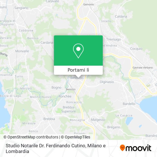 Mappa Studio Notarile Dr. Ferdinando Cutino