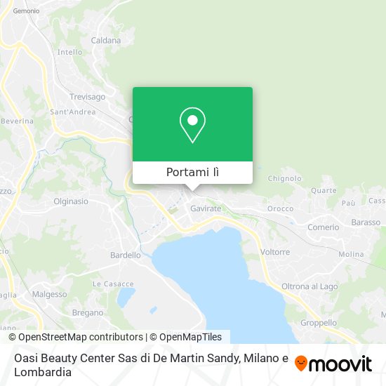 Mappa Oasi Beauty Center Sas di De Martin Sandy