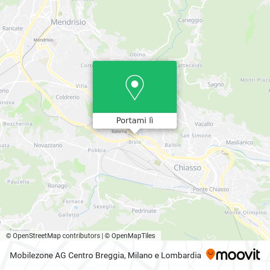 Mappa Mobilezone AG Centro Breggia