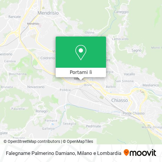 Mappa Falegname Palmerino Damiano